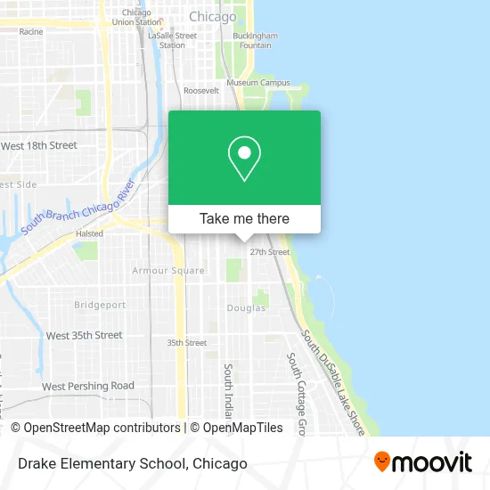 Drake Elementary School map