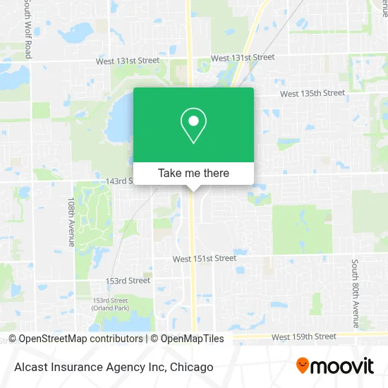 Alcast Insurance Agency Inc map