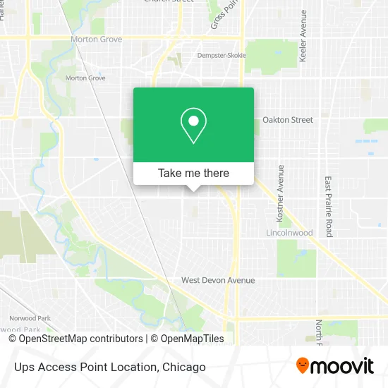 Ups Access Point Location map