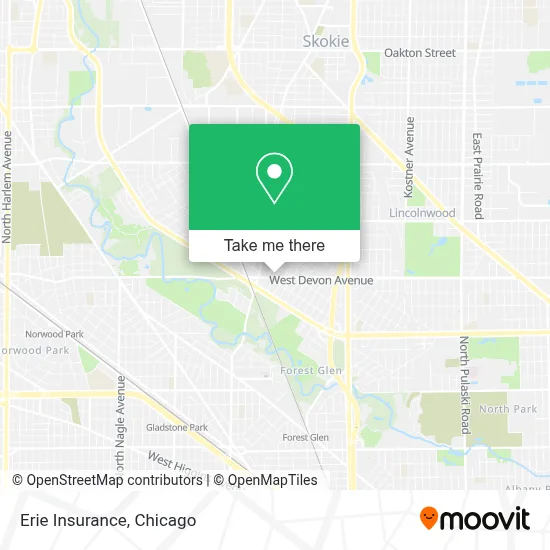 Erie Insurance map