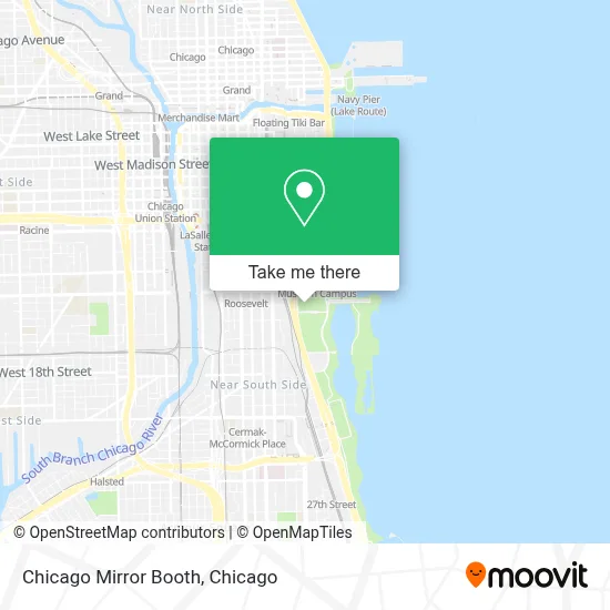 Chicago Mirror Booth map