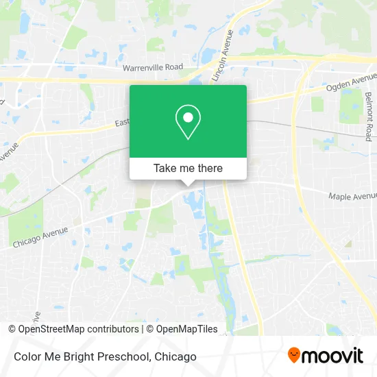 Color Me Bright Preschool map