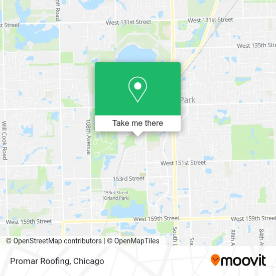 Promar Roofing map