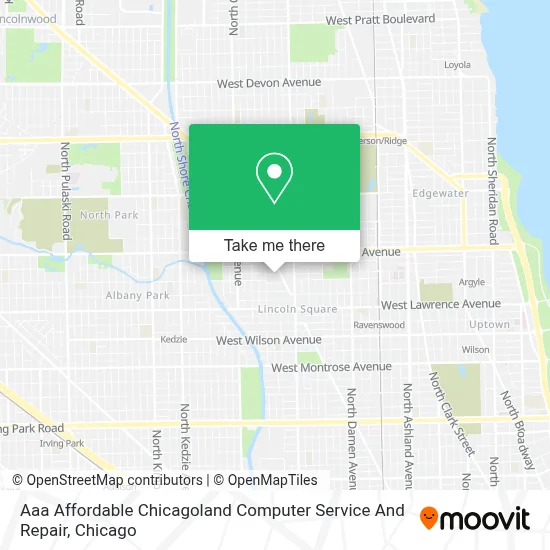 Aaa Affordable Chicagoland Computer Service And Repair map