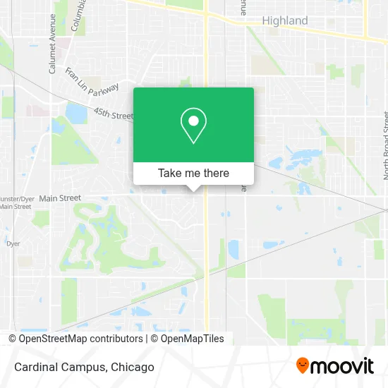 Cardinal Campus map