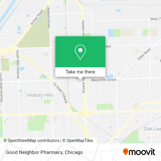 Good Neighbor Pharmacy map