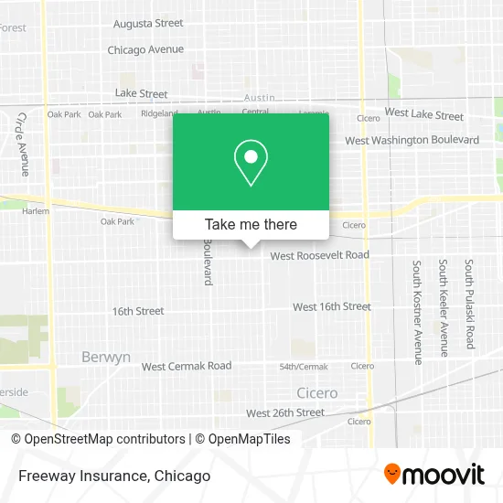 Freeway Insurance map