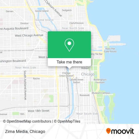 Zima Media map
