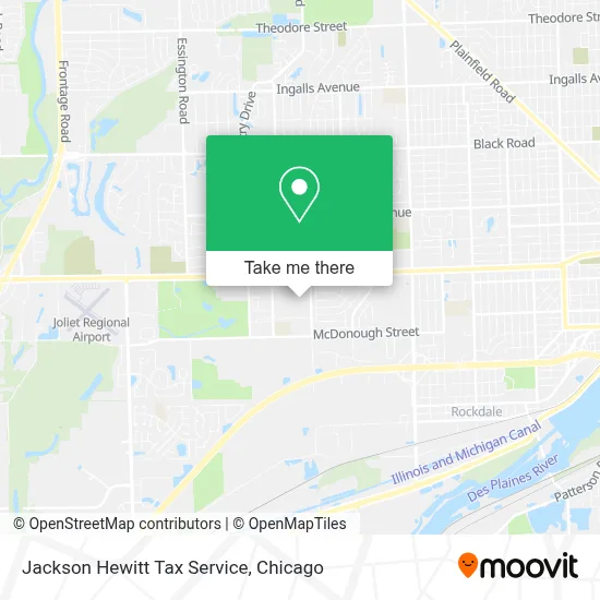 Jackson Hewitt Tax Service map