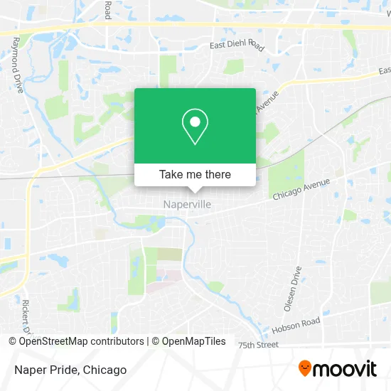 Naper Pride map