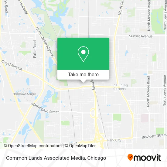 Common Lands Associated Media map