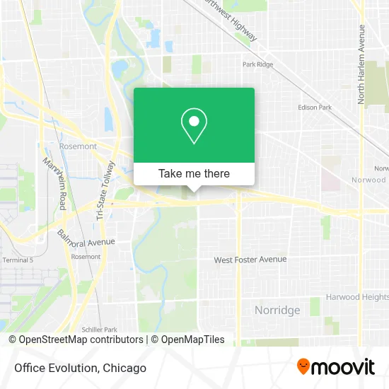 Office Evolution map