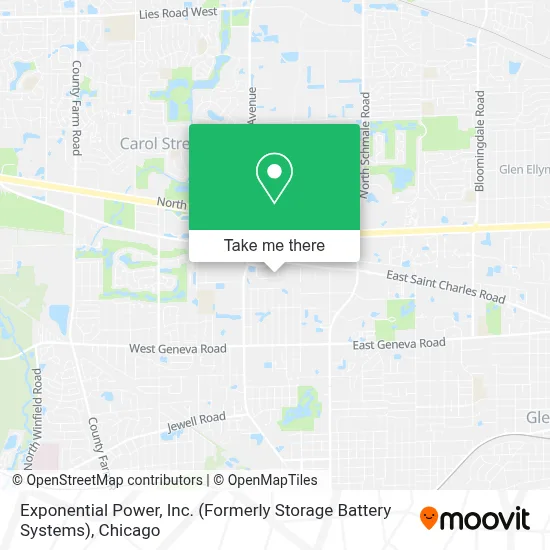 Exponential Power, Inc. (Formerly Storage Battery Systems) map