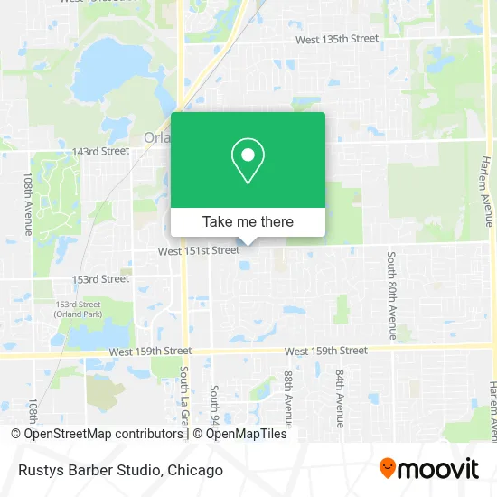 Rustys Barber Studio map