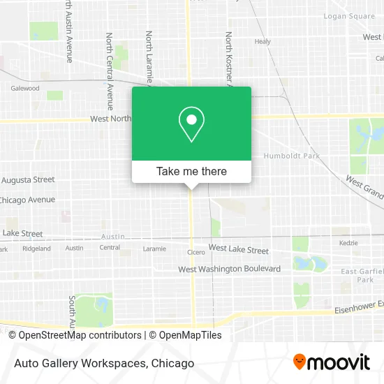 Auto Gallery Workspaces map