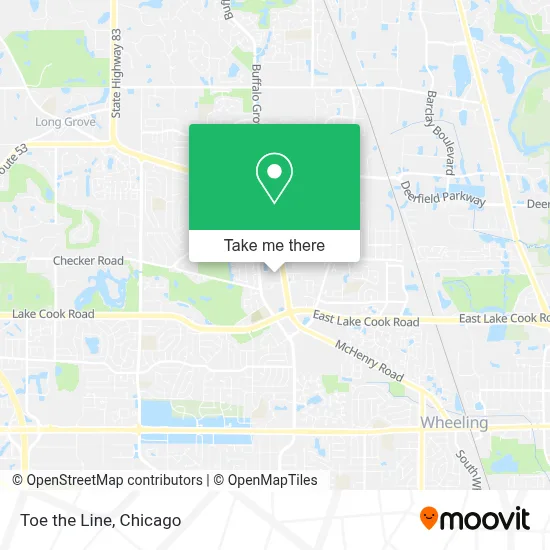 Toe the Line map