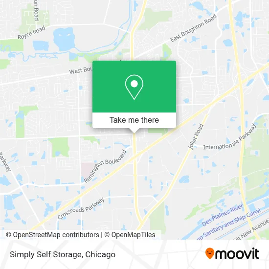 Simply Self Storage map