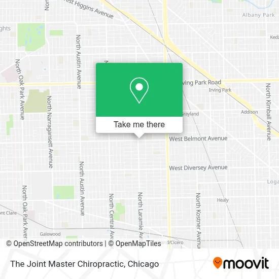 The Joint Master Chiropractic map