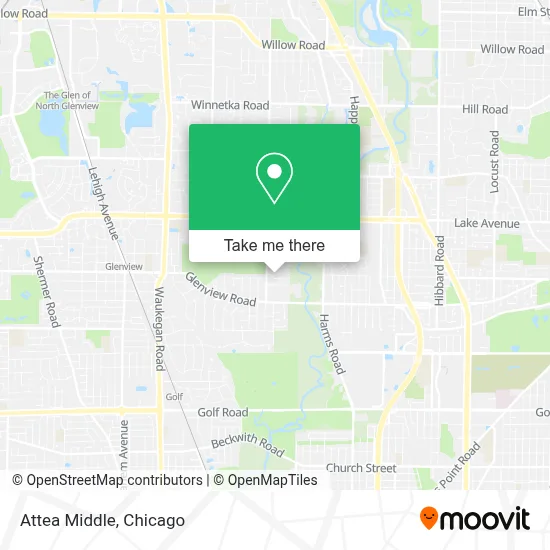 Attea Middle map