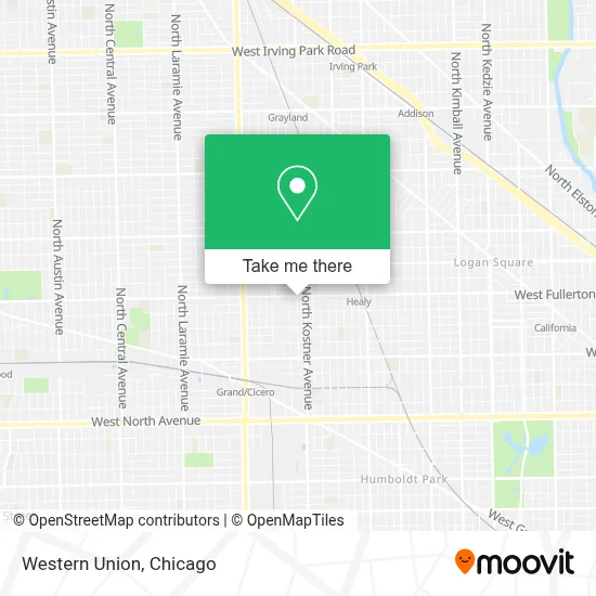 Western Union map