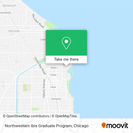 Northwestern Ibis Graduate Program map