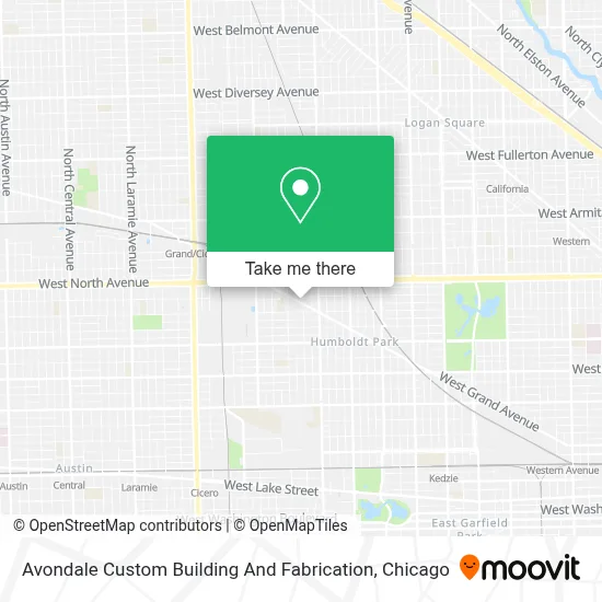 Avondale Custom Building And Fabrication map