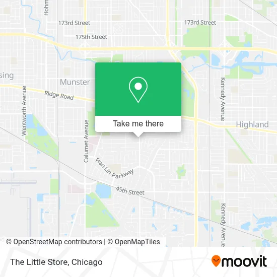 The Little Store map