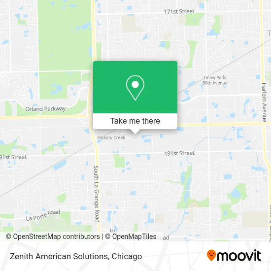 Zenith American Solutions map