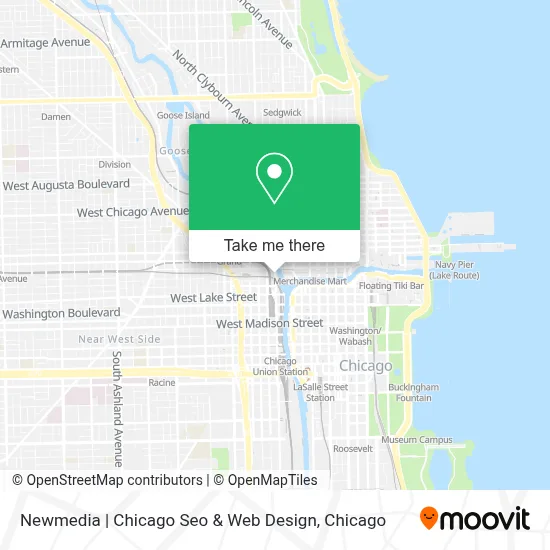 Newmedia | Chicago Seo & Web Design map