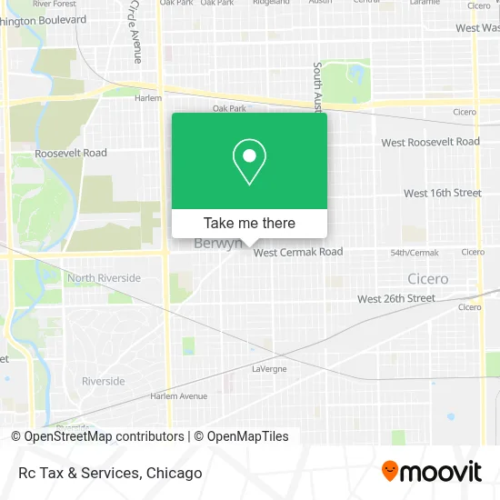 Rc Tax & Services map