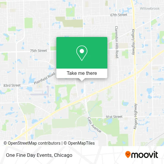 One Fine Day Events map
