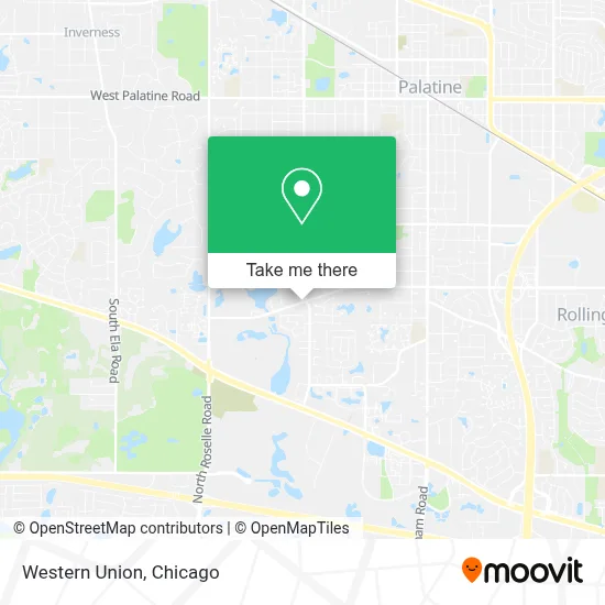 Western Union map