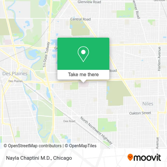 Nayla Chaptini M.D. map