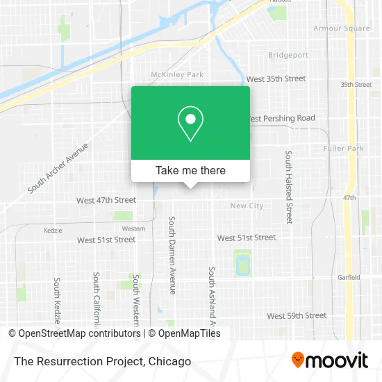 The Resurrection Project map