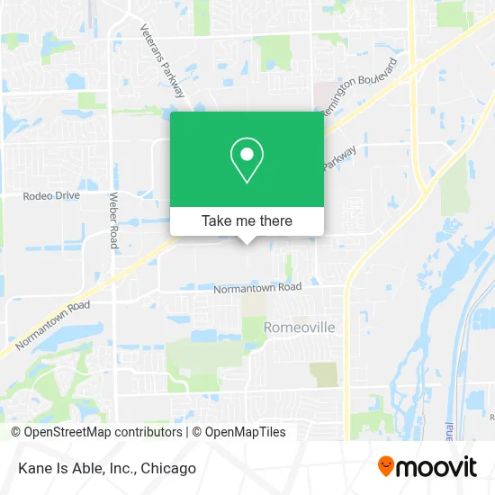 Kane Is Able, Inc. map