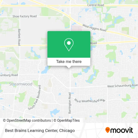Best Brains Learning Center map