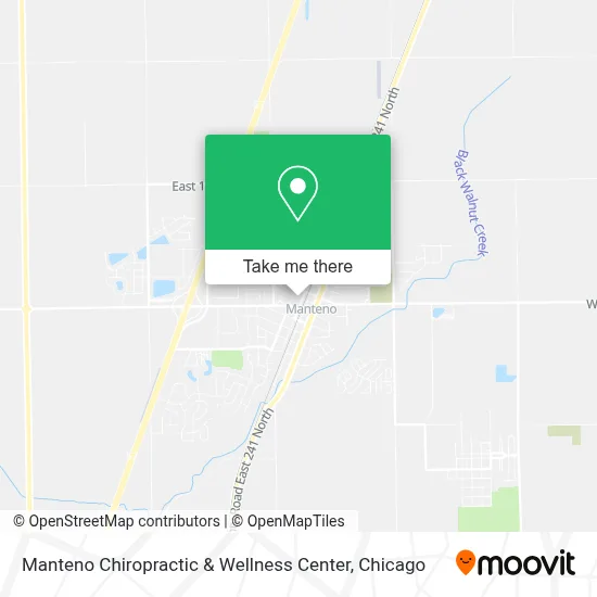 Manteno Chiropractic & Wellness Center map