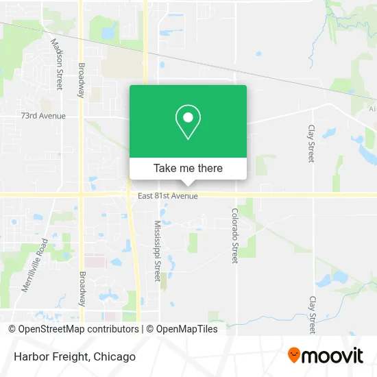 Harbor Freight map
