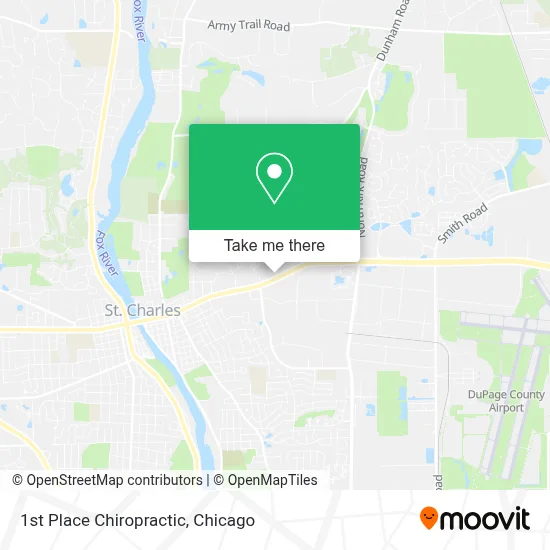 1st Place Chiropractic map