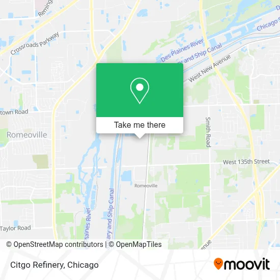 Citgo Refinery map