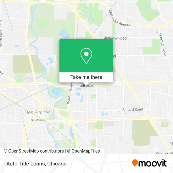 Auto Title Loans map