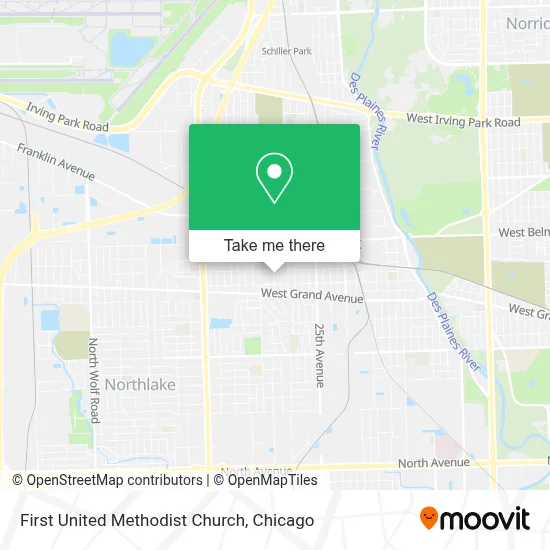 First United Methodist Church map