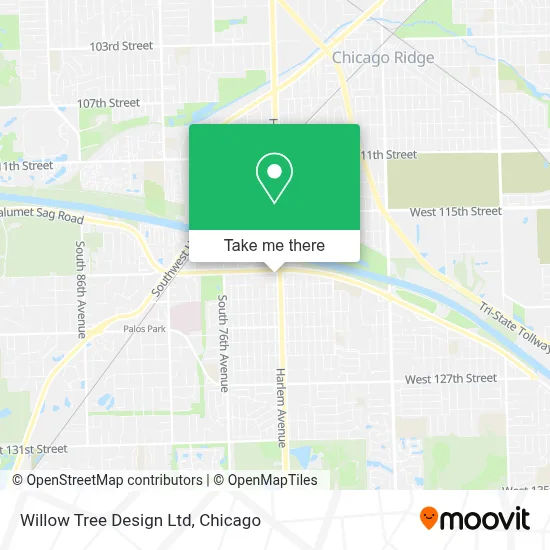 Willow Tree Design Ltd map