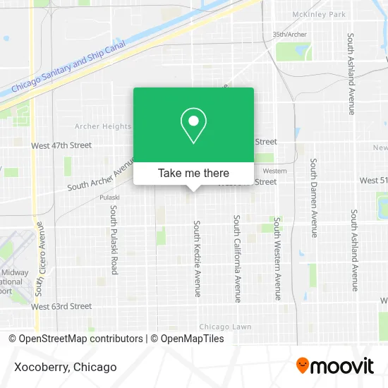 Xocoberry map