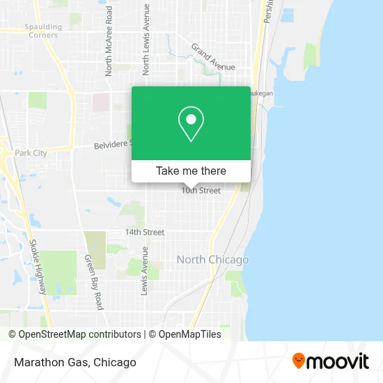 Marathon Gas map