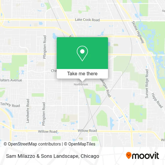 Sam Milazzo & Sons Landscape map