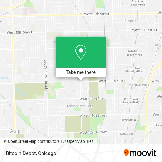 Bitcoin Depot map
