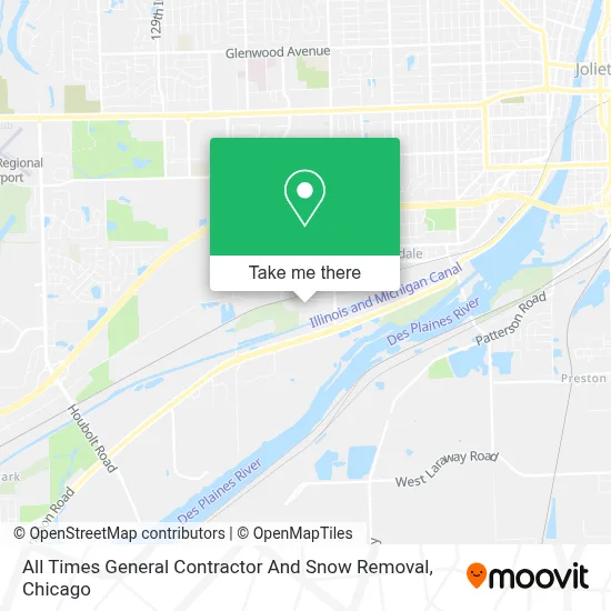 All Times General Contractor And Snow Removal map