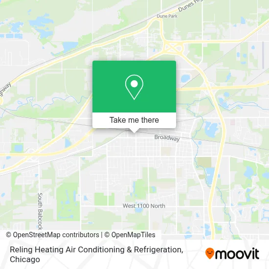 Reling Heating Air Conditioning & Refrigeration map