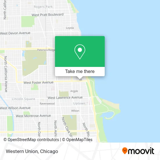 Western Union map